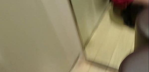  Public Sex In A Store Changing Room My step-sister sucks Big Cock - MissCreamy
